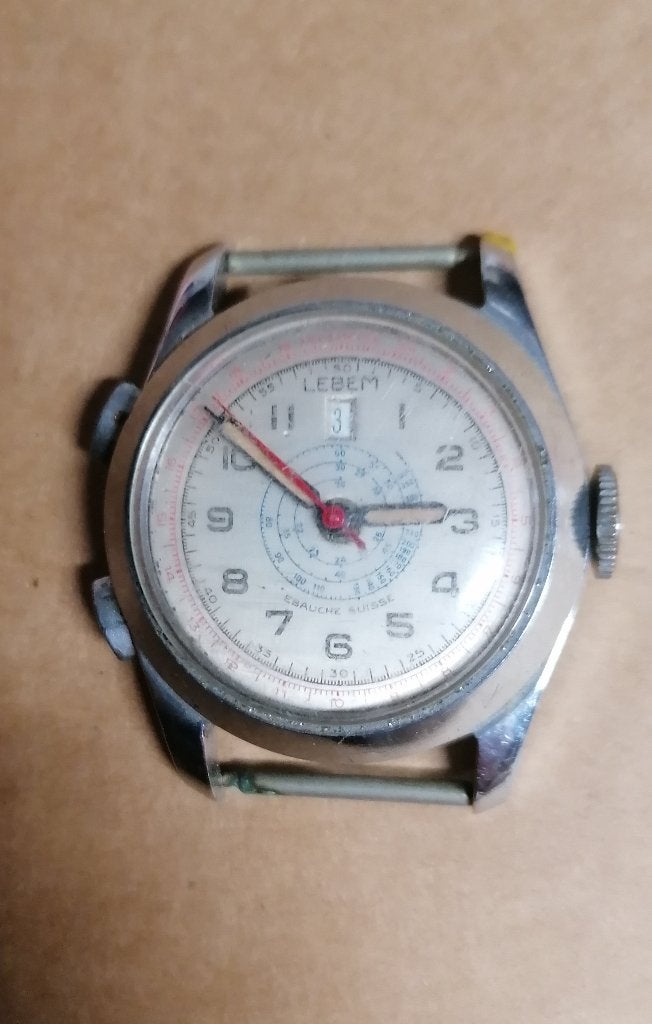 Montre LEBEM dateur télémètre, Envoi, Utilisé, Autres types