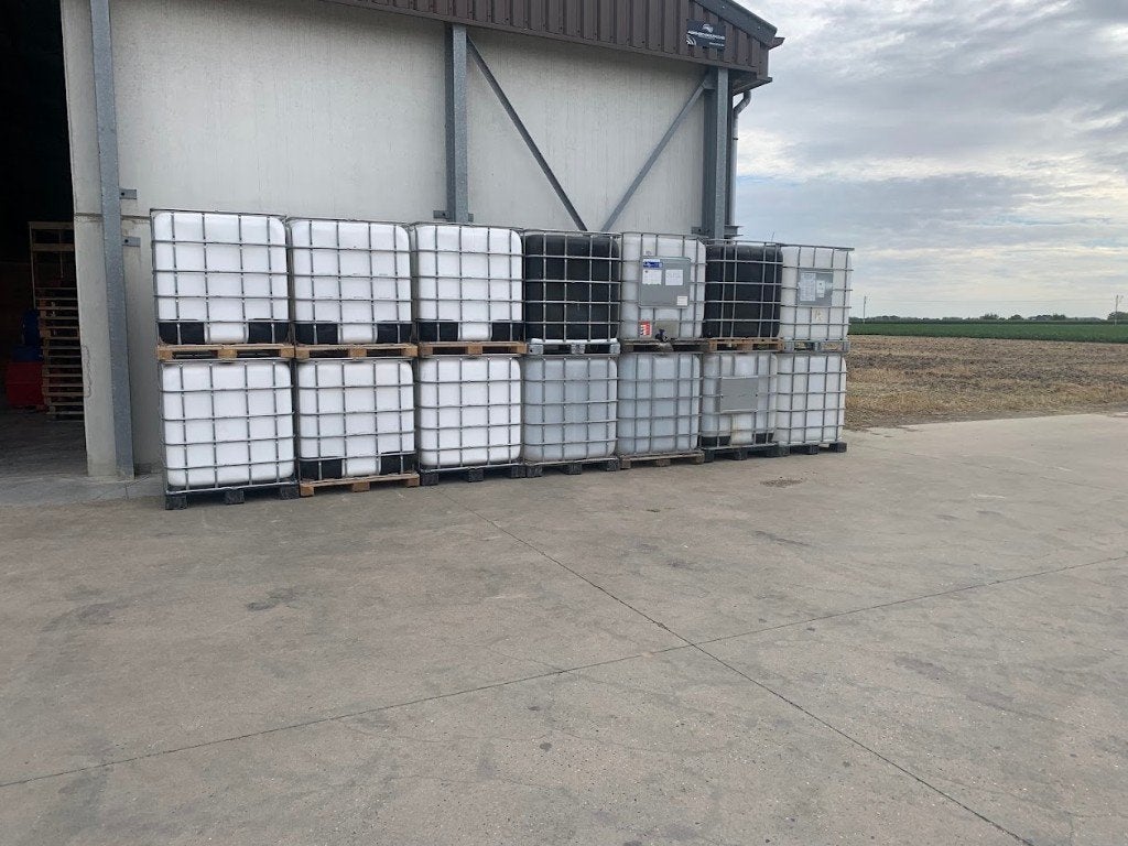 IBC container 1000 liter, Tuin en Terras, Ophalen, Kunststof, Met kraantje, 150 liter of meer