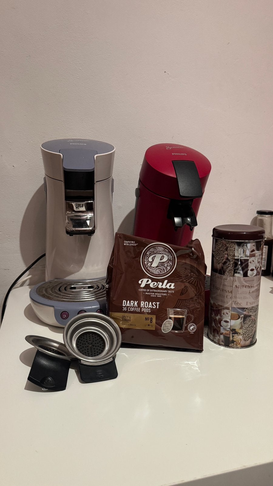 2x Philips Senseo koffiemachine  (apart of samen), Elektronische apparatuur, Koffiezetapparaten, Ophalen, Zo goed als nieuw, Koffiemachine