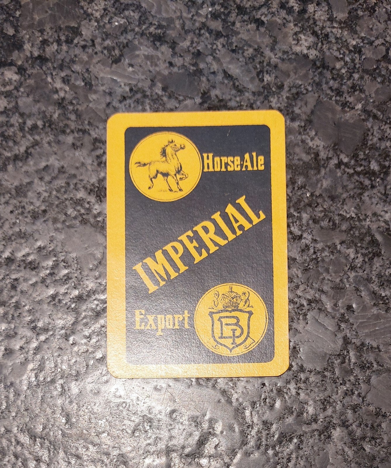 oude speelkaart brouwerij Imperial Brussel, Verzamelen, Ophalen of Verzenden