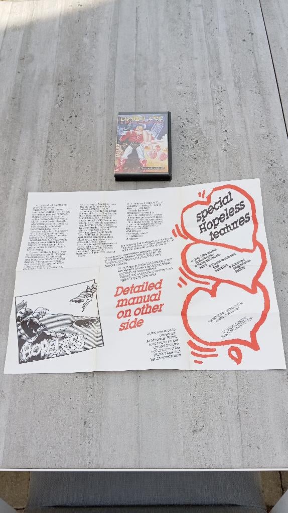 ultra rare Commodore 64/128 Hopeless - compleet, Computers en Software, Vintage Computers, Ophalen of Verzenden, Commodore 64