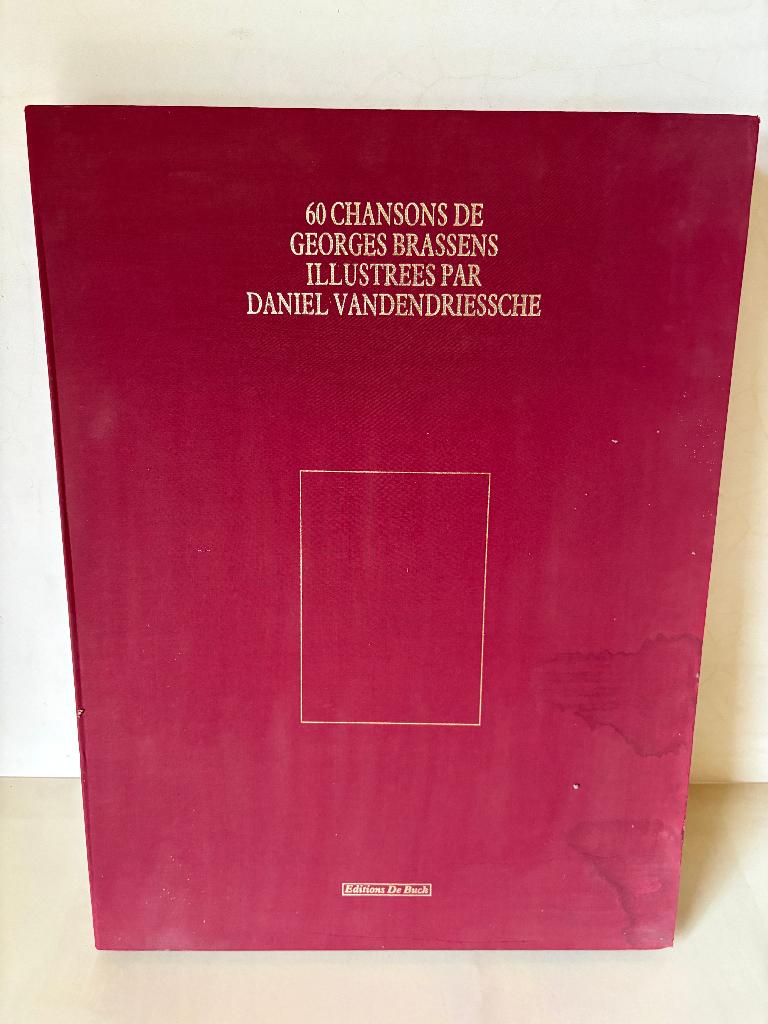 Luxe kunstboek – "60 Chansons de Brassens", Ophalen, Gelezen