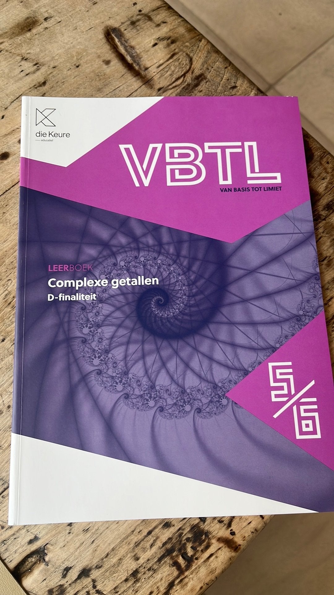 VBTL 5/6 - leerboek Algebra: complexe getallen & groepentheo, Enlèvement, Néerlandais