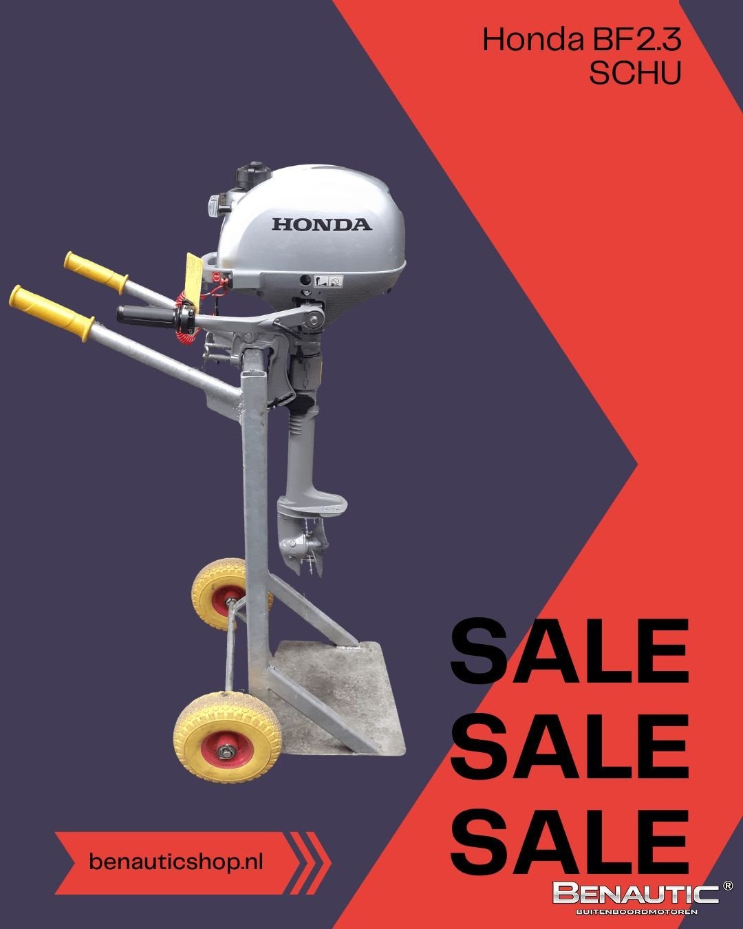 Direct leverbaar! Nieuwe Honda 2.3pk kortstaart BF2.3 SCHU, Sports nautiques & Bateaux, -, Neuf, -, -