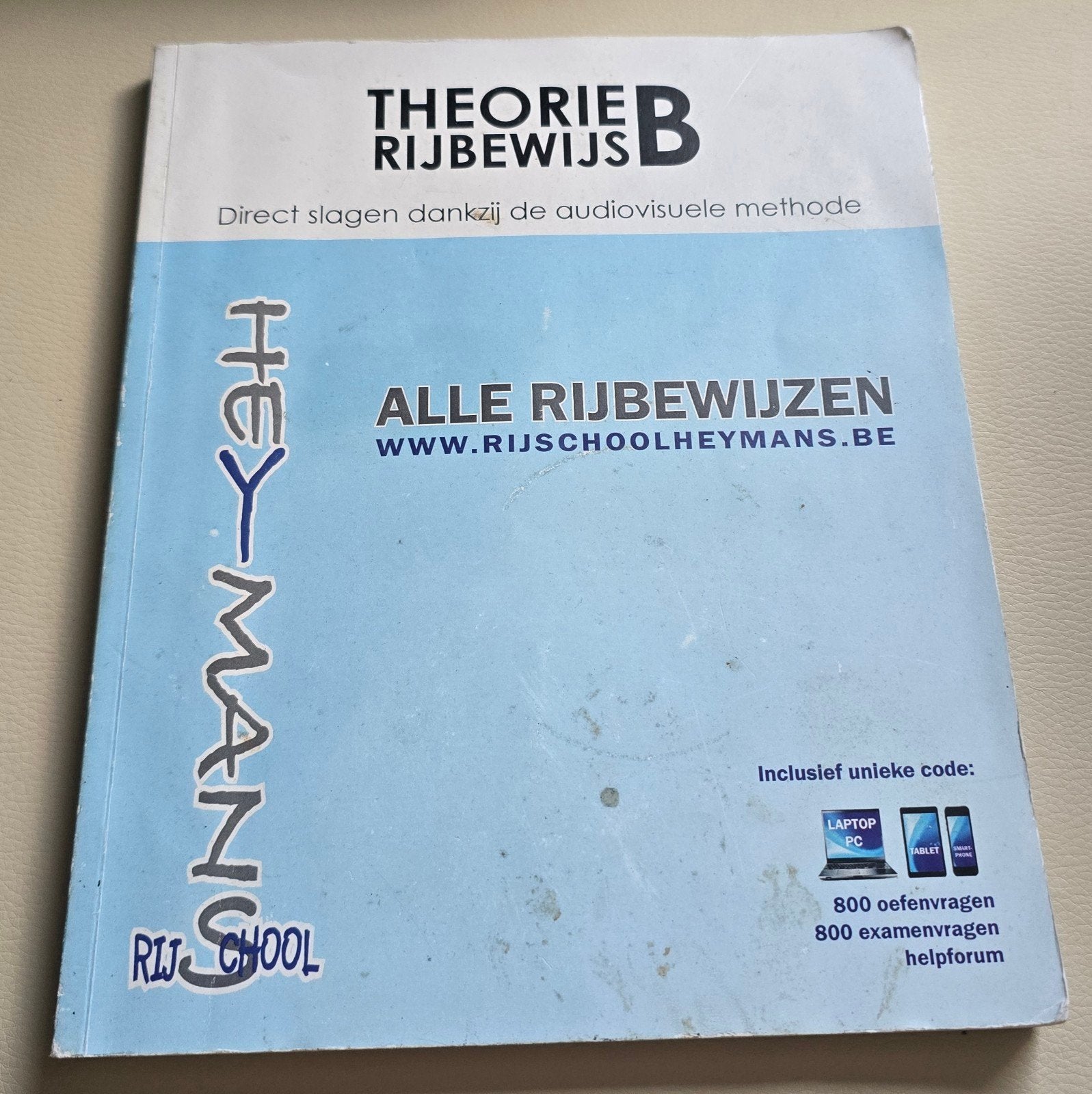 Theorie Rijbewijs B handboek, Ophalen