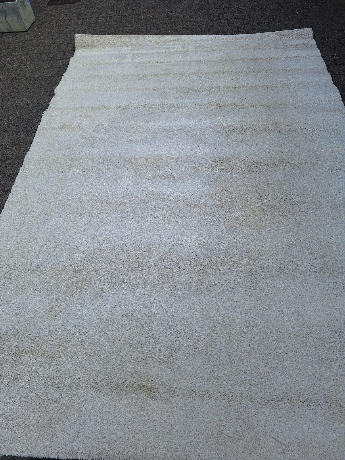 Tapis 2 m x 3 m, écru, Maison & Meubles, 200 cm ou plus, 200 cm ou plus, Comme neuf, Enlèvement