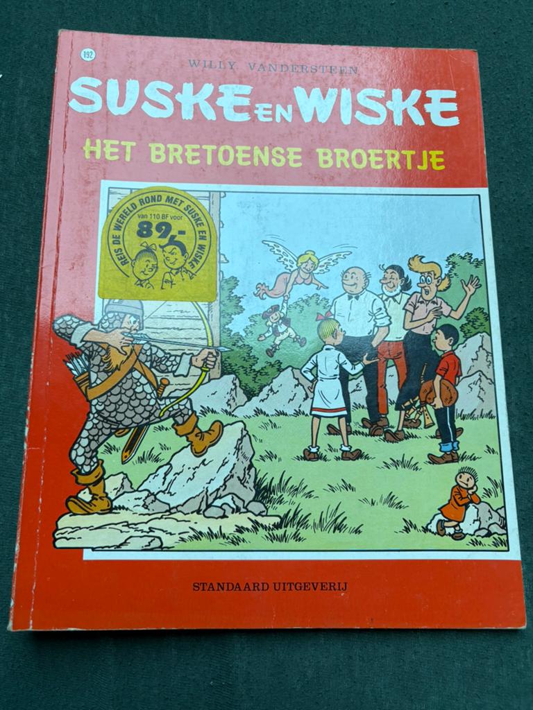 Suske en Wiske nr 192 : het Bretoense broertje, Ophalen of Verzenden, Gelezen