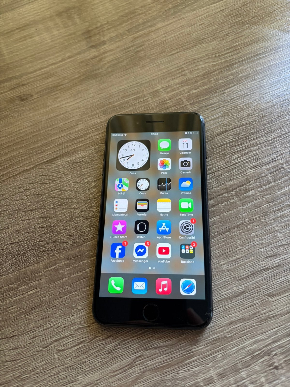 iPhone 8 Plus 64gb, Telecommunicatie, Mobiele telefoons | Apple iPhone, Ophalen, Gebruikt, Zwart, 64 GB
