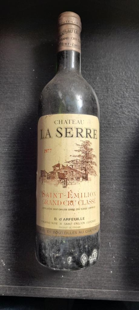 Chateau La Serre 1977, Collections, Vins, Enlèvement