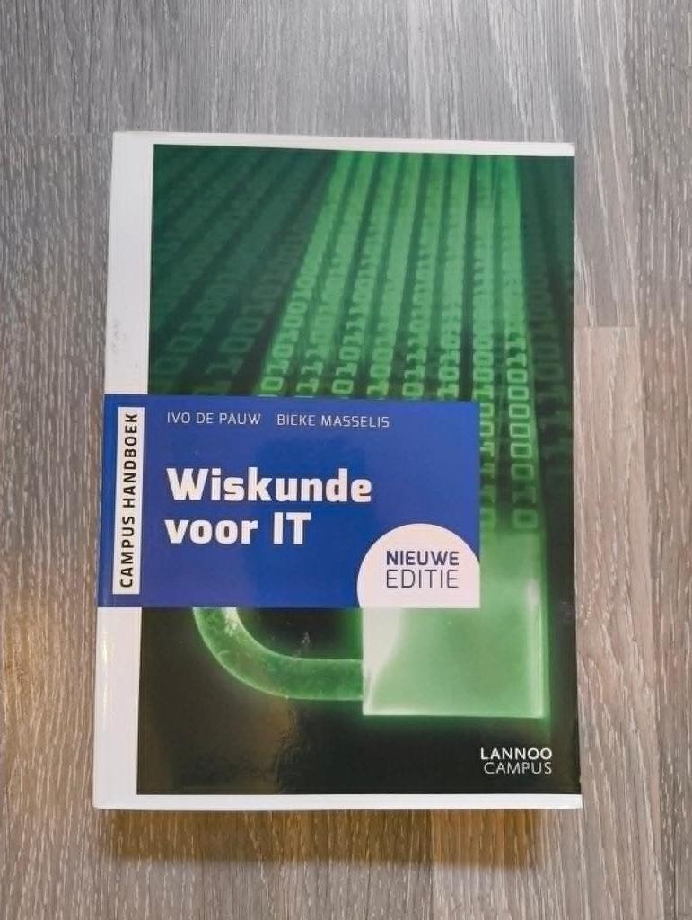 Wiskunde voor IT, Boeken, Hoger Onderwijs, Nieuw, Ophalen of Verzenden, Ivo De Pauw & Bieke Masselis