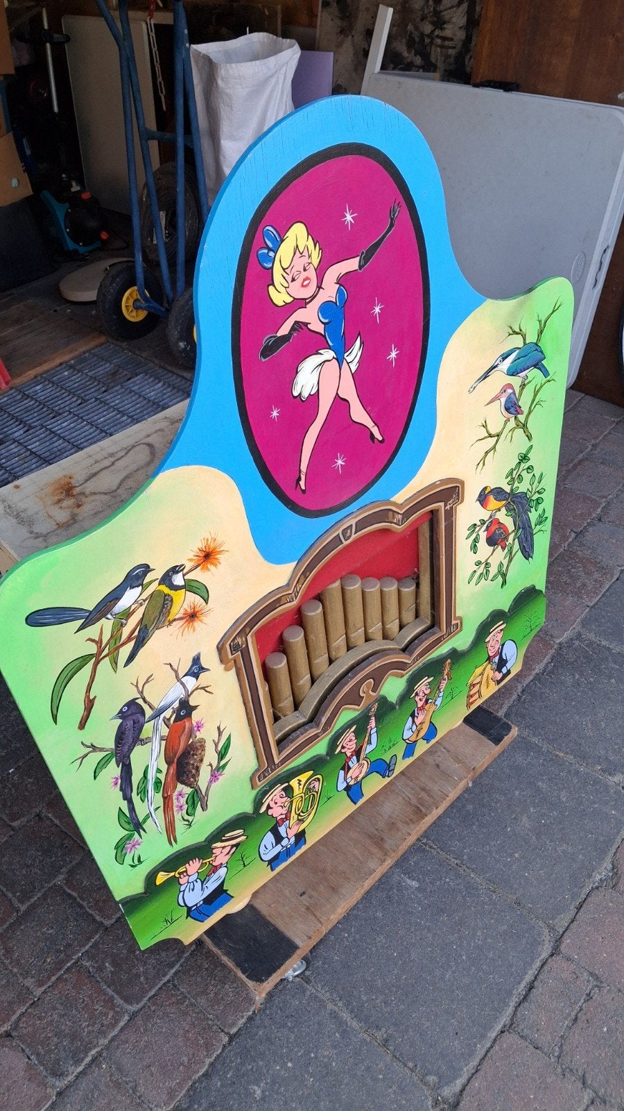 Orgue à barillet. Décoration ou à mettre en ordre., Enlèvement