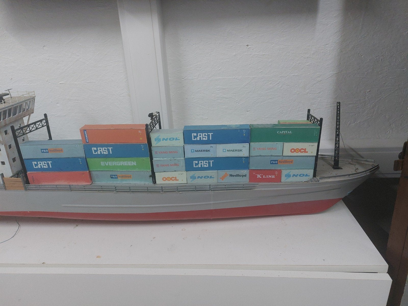Containerschip, Ophalen