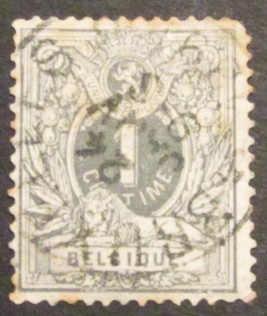 1 cent (a) estampillé par Léopold II à partir de 1884, Enlèvement ou Envoi, Affranchi, Timbre-poste, Autre