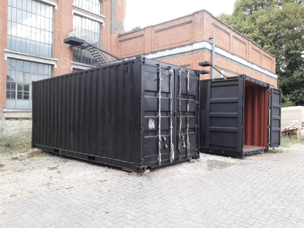 container maritime noirs 20' occasion, Bricolage & Construction, Conteneurs, Enlèvement