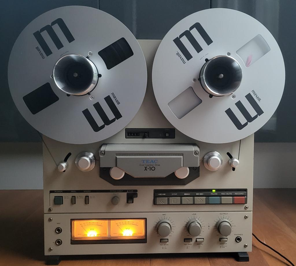 TEAC X-10 full revisie, Enlèvement, Magnétophone