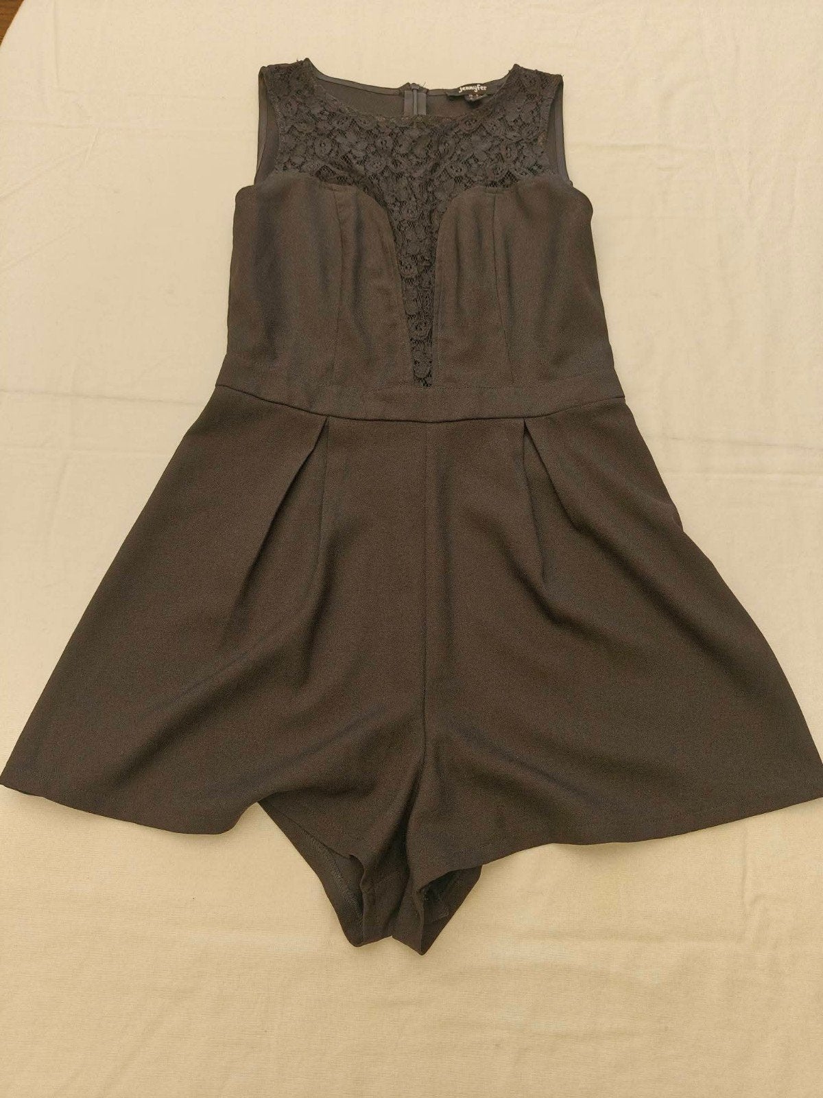 Combishort noire Jennyfer avec dentelle – Taille S, Enlèvement ou Envoi, Noir
