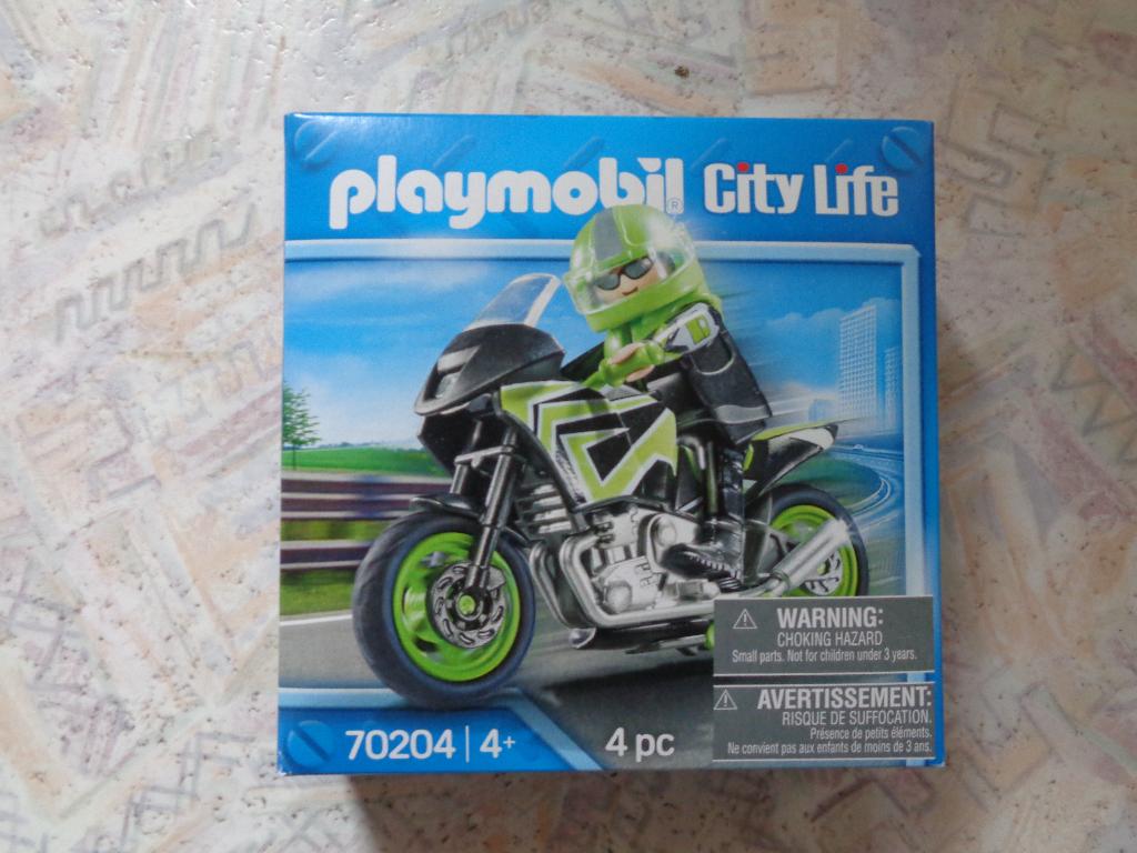 PLAYMOBIL City Life Motorrijder - 70204, Ophalen of Verzenden, Nieuw, Complete set