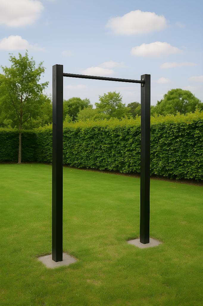 Calisthenics pull up bar voor buiten, Sport en Fitness, Ophalen of Verzenden, Nieuw, Buik, Oprekstang