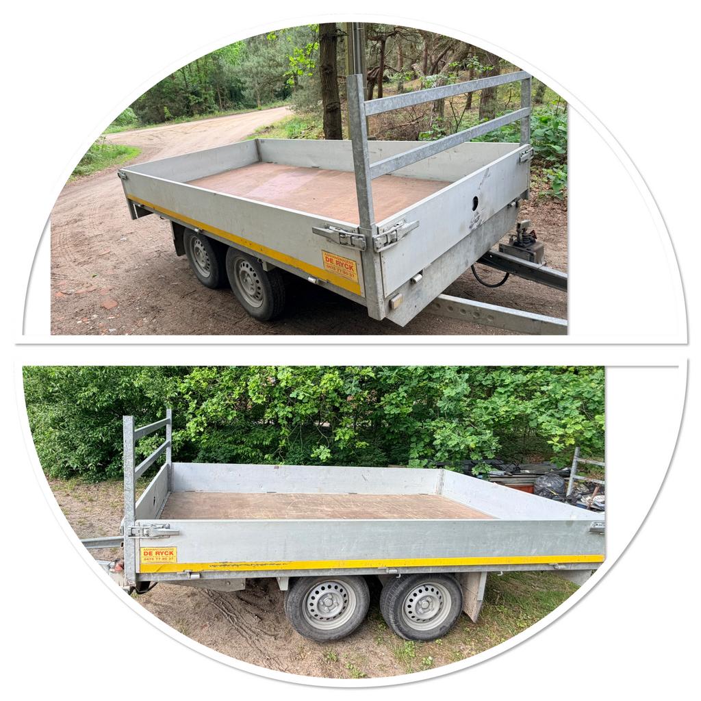 Aanhangwagen kipper rijbewijs b, Auto diversen, Aanhangers en Bagagewagens, Ophalen, Zo goed als nieuw