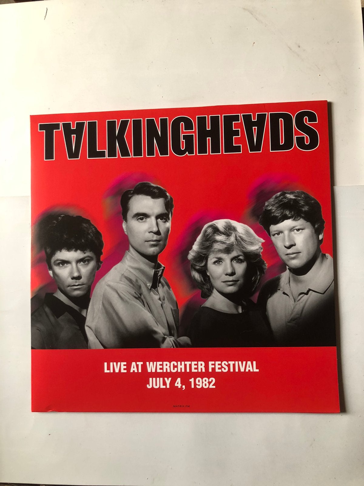 Talking Heads : en concert à Werchter 1982 (neuf), Envoi, Comme neuf
