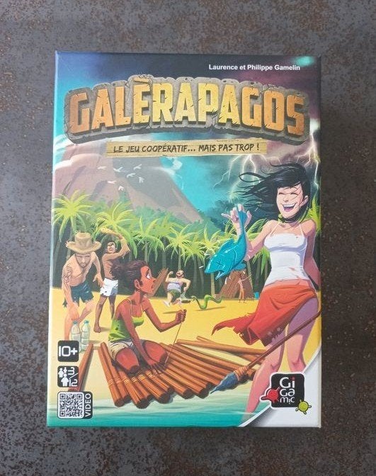 Galèrapagos - Le jeu coopératif ... mais pas trop !, Trois ou quatre joueurs, Enlèvement ou Envoi, Comme neuf
