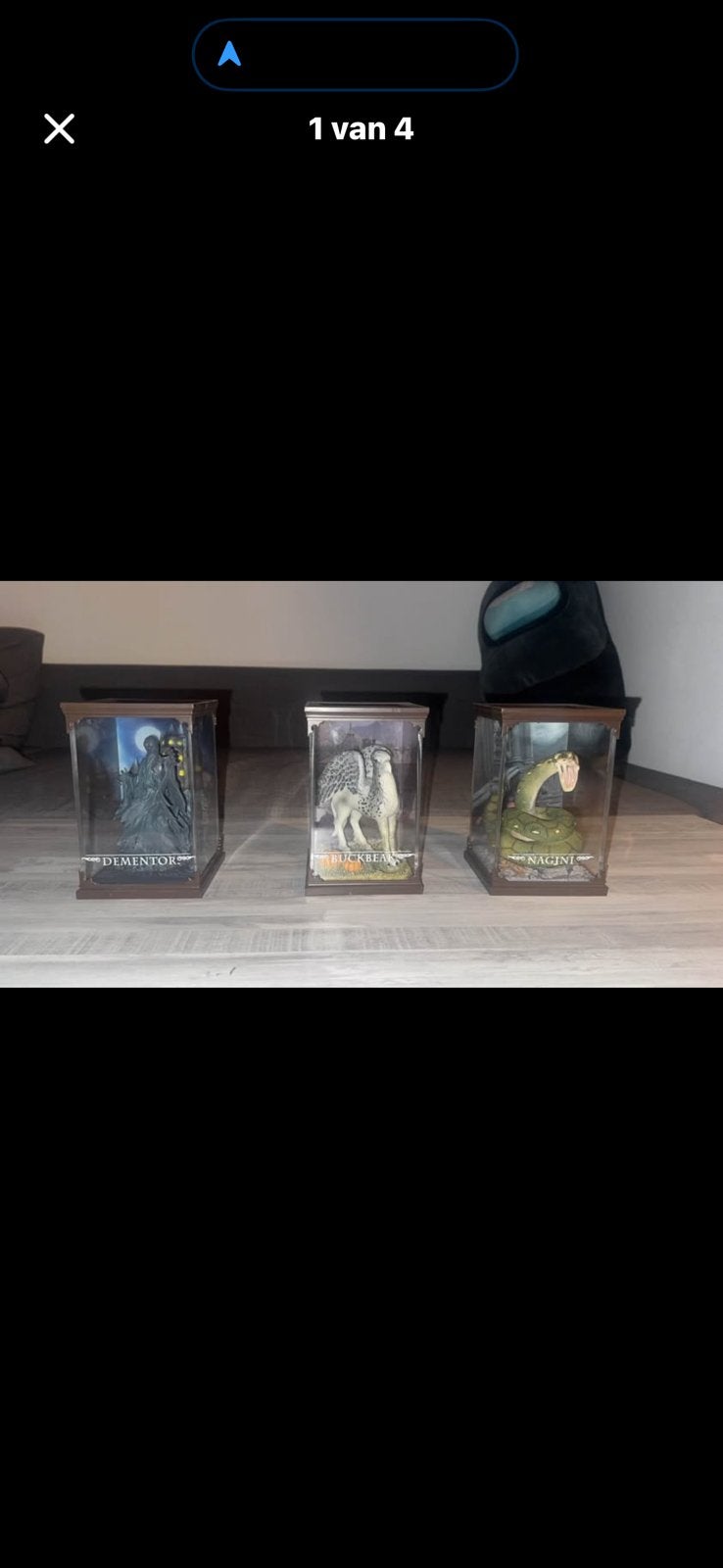 Harry potter noble collection, Ophalen