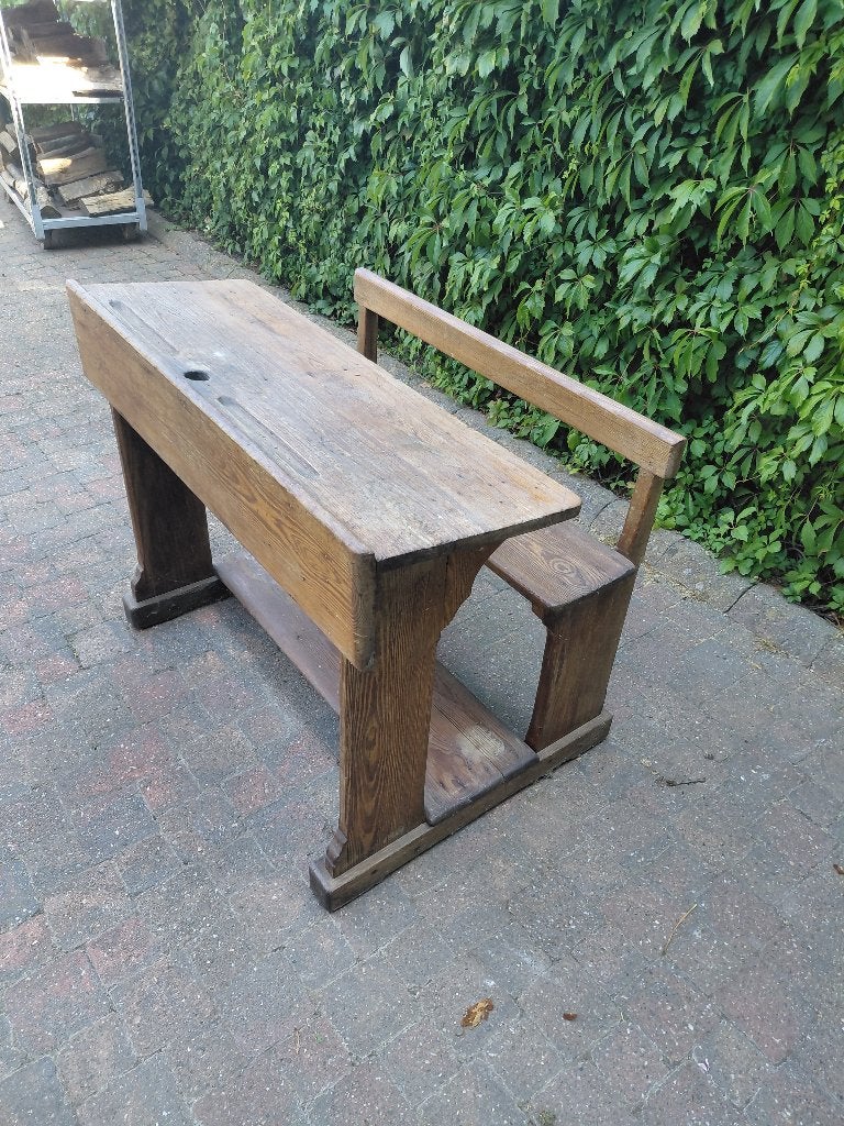 Banc d'école ancien, Antiquités & Art, Enlèvement