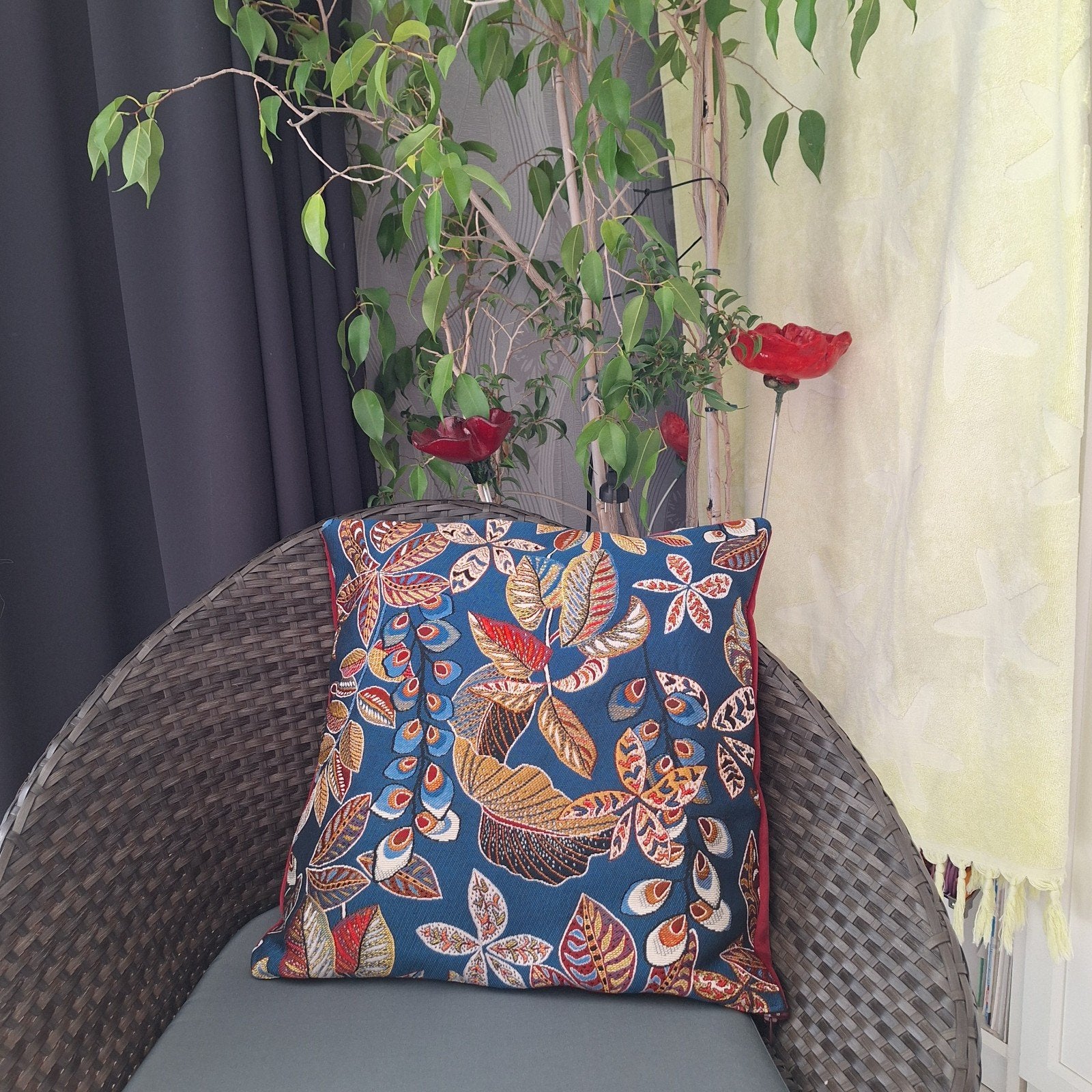 Coussins en tissu tapisserie, Housse de coussin