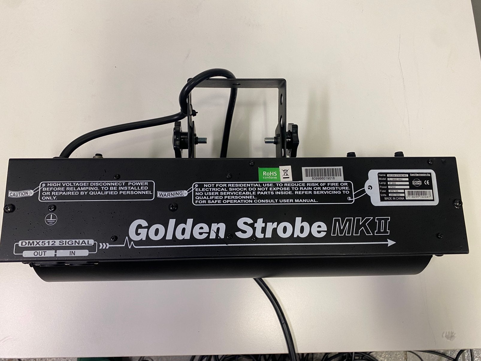 Golden Strobe MKII 2700W DMX stroboscoop, Ophalen, Zo goed als nieuw