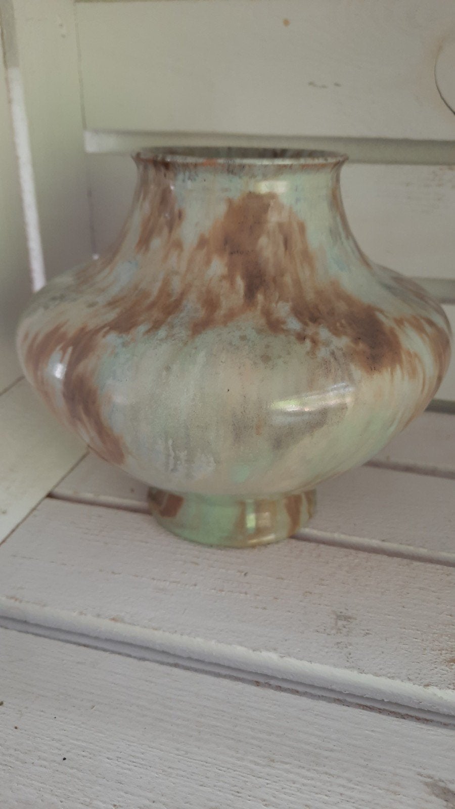Vintage art deco mid century vaas Mobach, Ophalen of Verzenden