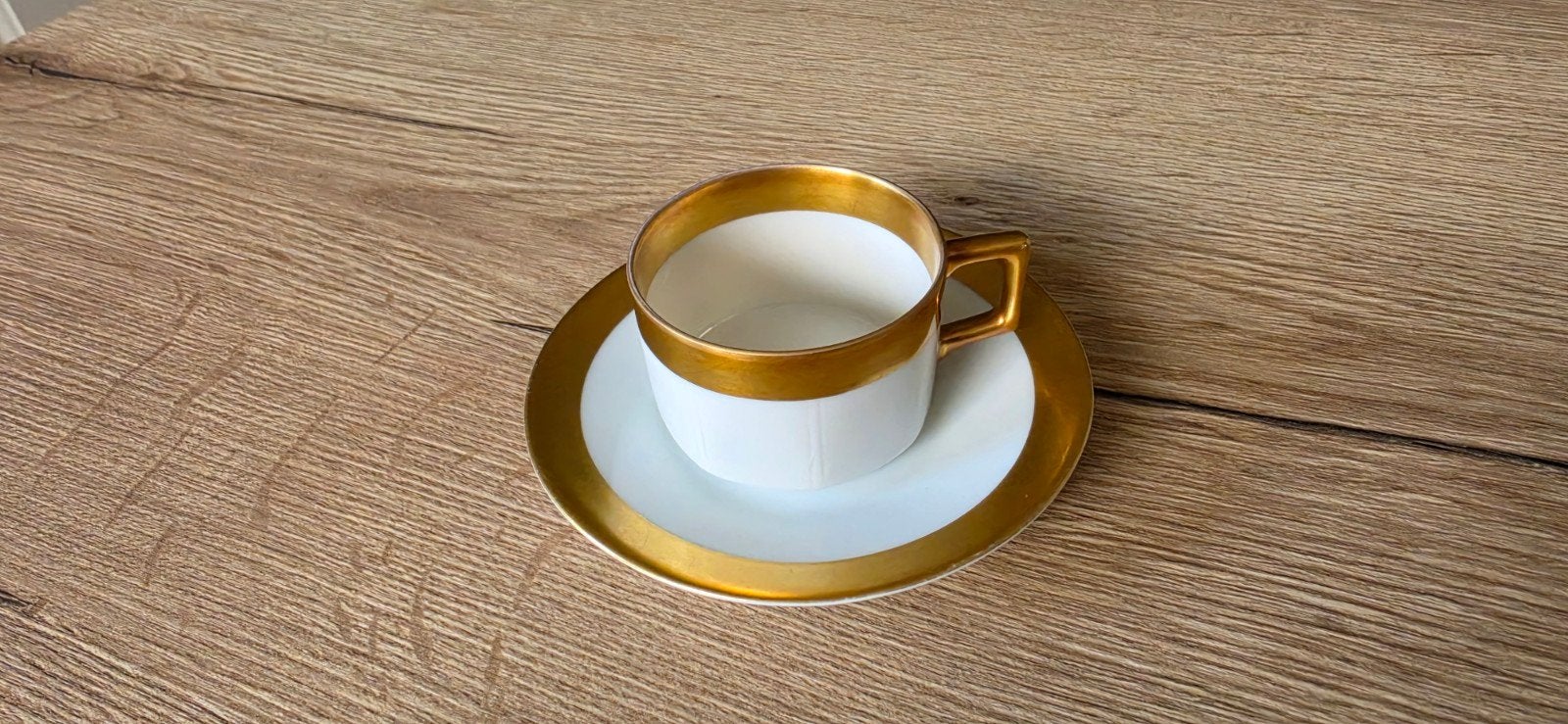 Vintage espresso of mokka tasje met schoteltje., Antiek en Kunst, Ophalen of Verzenden