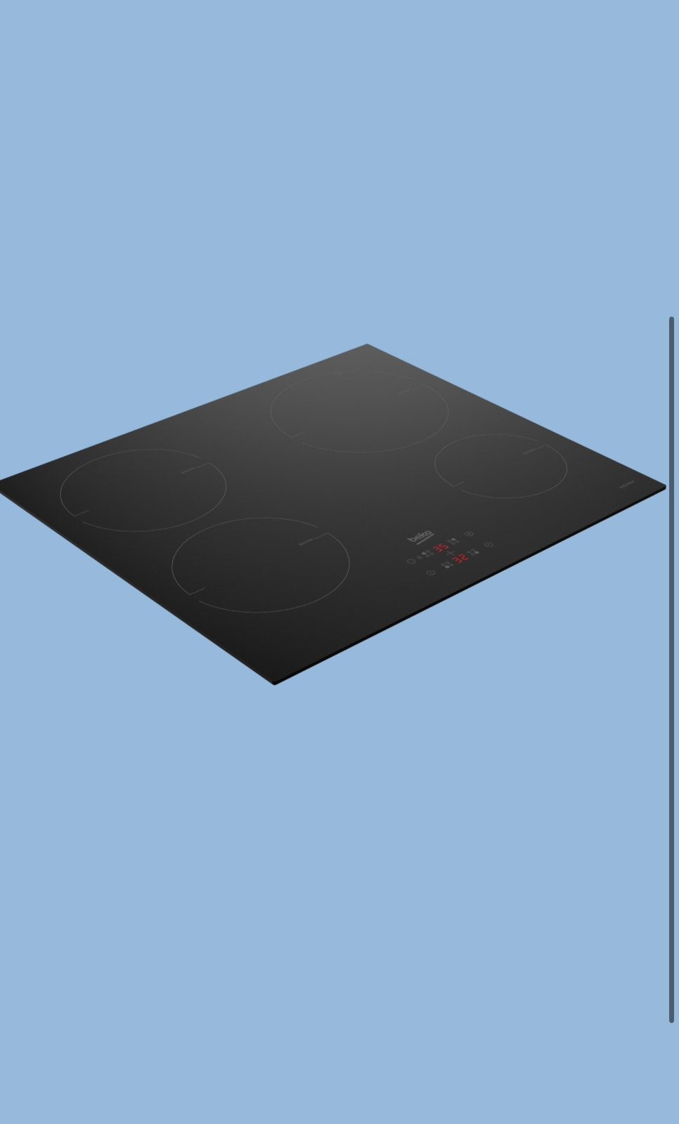 Inductie kookplaat 60cm, Elektronische apparatuur, Ophalen, Nieuw, 4 kookzones, Energieklasse A of zuiniger