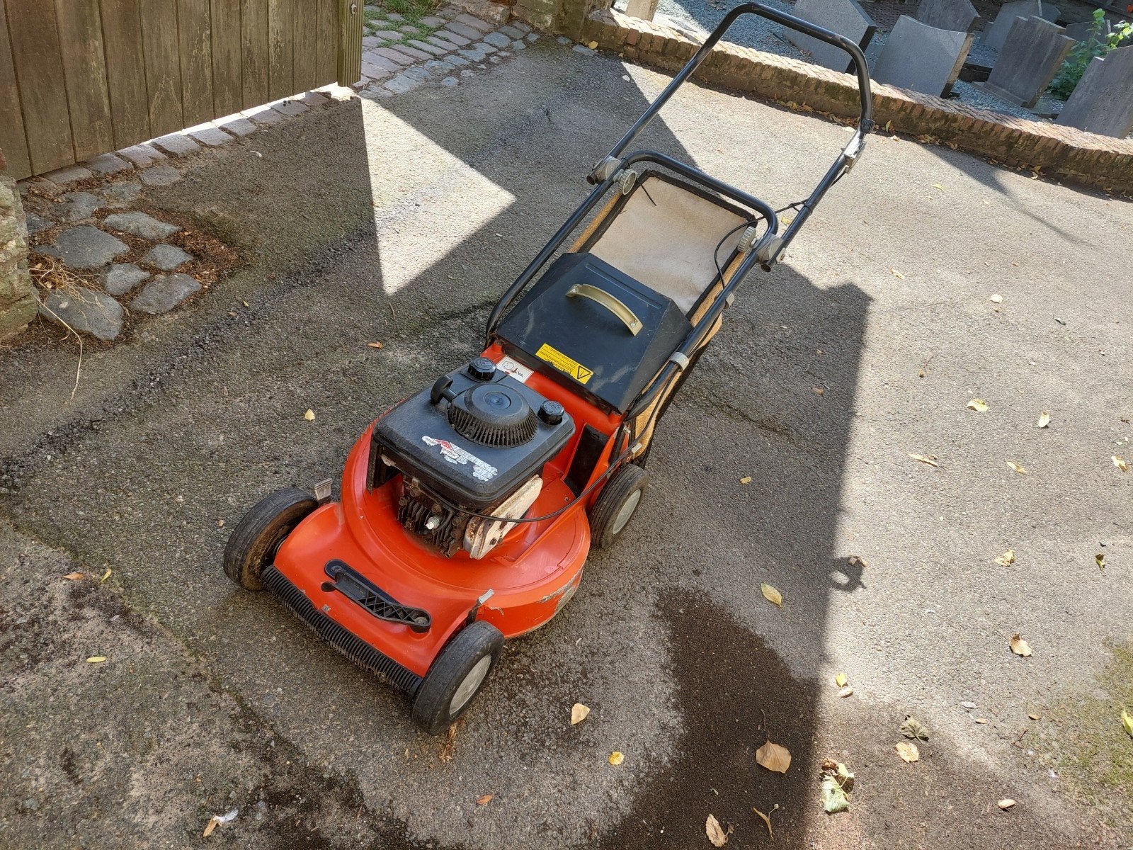 Grote grasmaaier benzine 50cm in zeer goed staat, Tuin en Terras, Ophalen of Verzenden