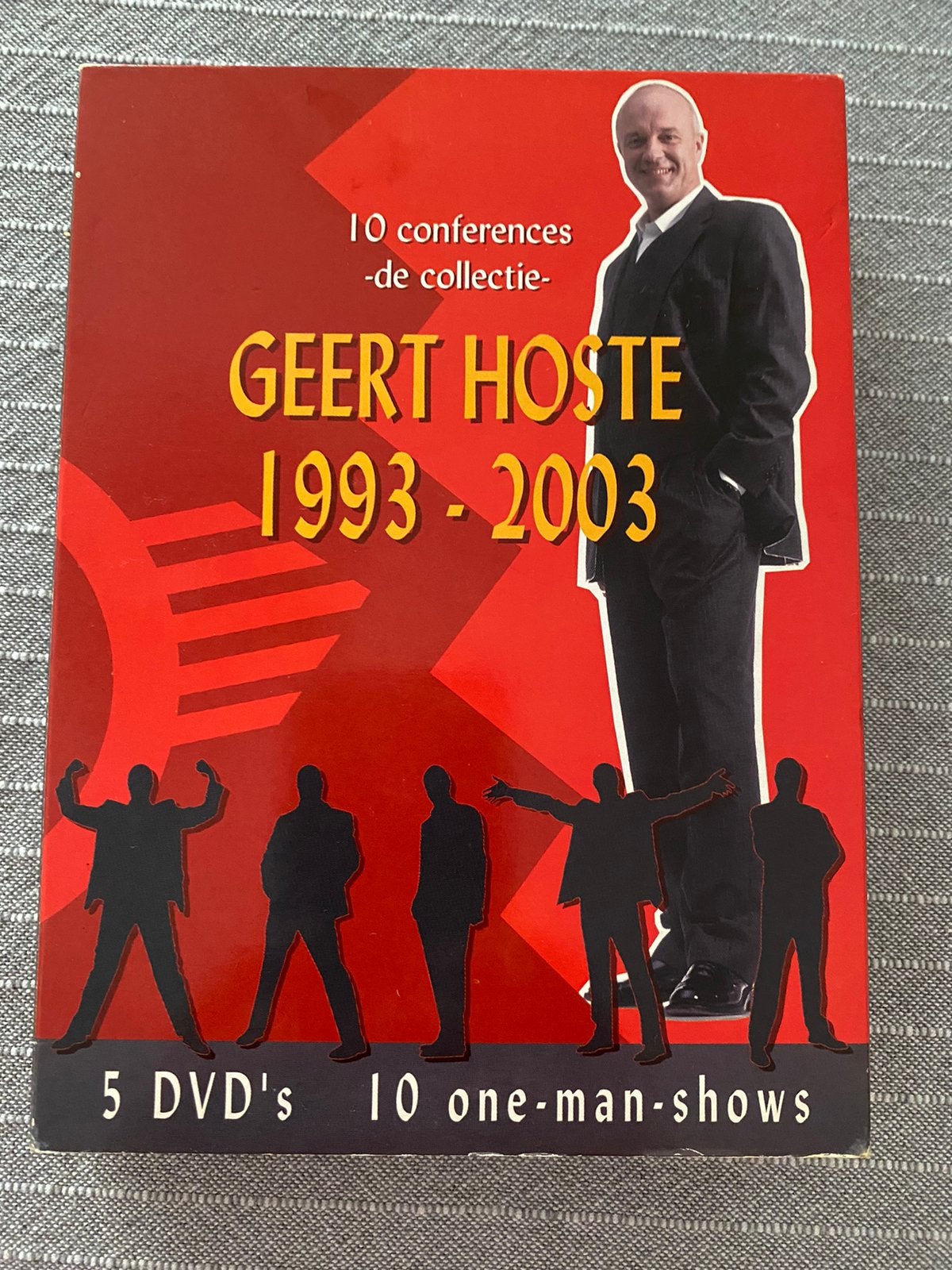 Dvd Geert Hoste 1993-2003/ 20 conferences, Cd's en Dvd's, Ophalen, Zo goed als nieuw