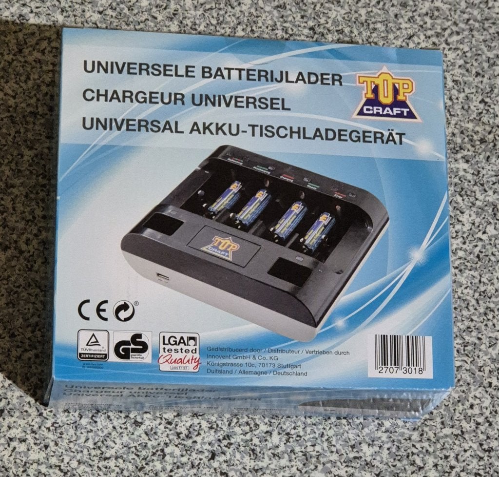 Chargeur de batterie universel (nouveau), TV, Hi-fi & Vidéo, Batteries, Enlèvement ou Envoi