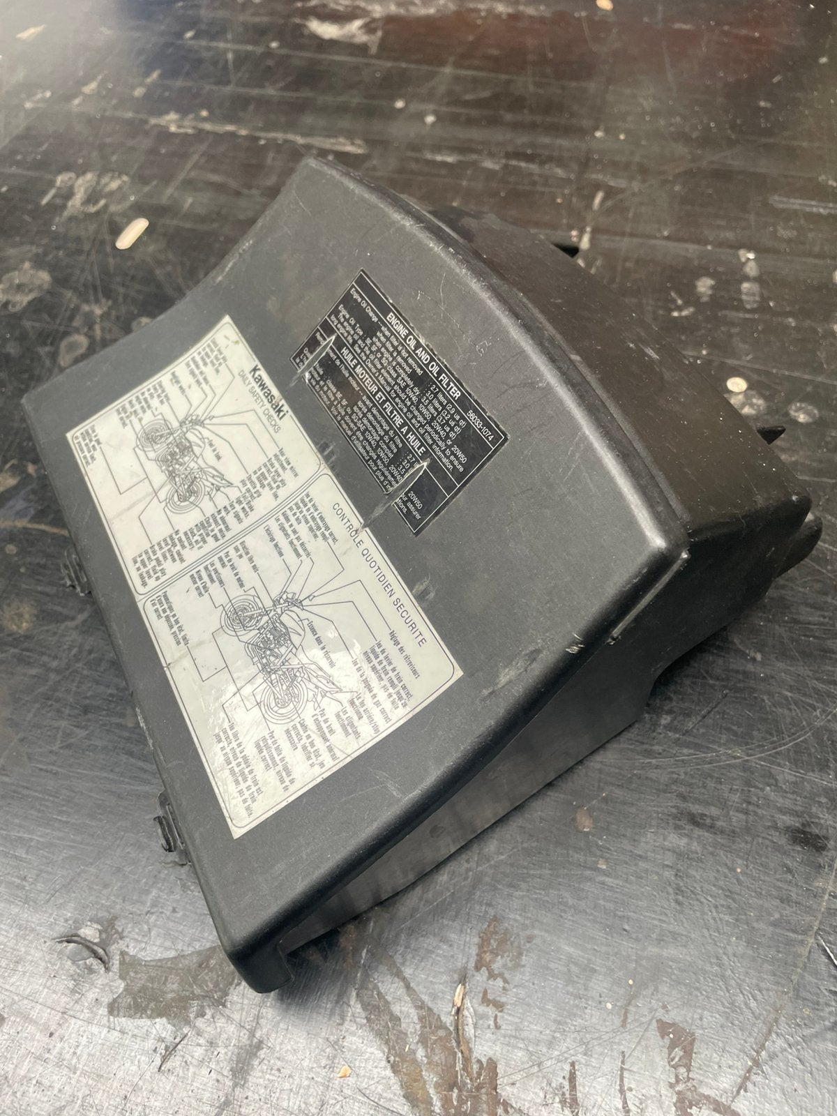 Opslagbox kawasaki ZRX 1100, Ophalen of Verzenden