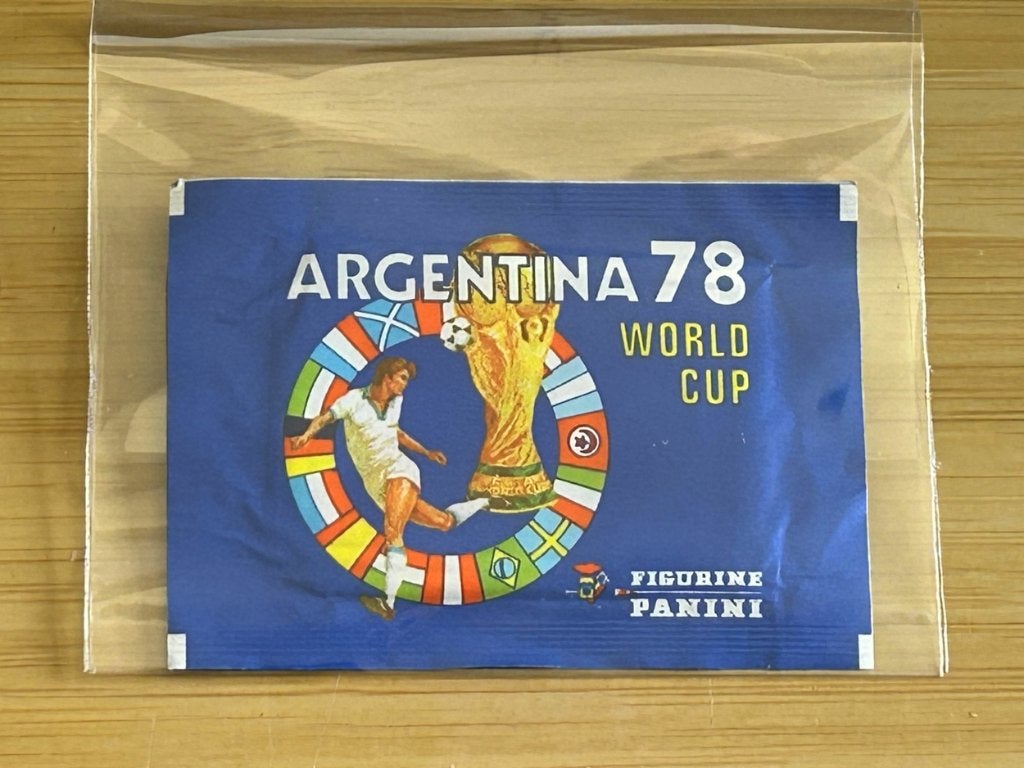 Panini Argentina 78-etui bustazakje met stickers, Verzamelen, Ophalen of Verzenden, Zo goed als nieuw