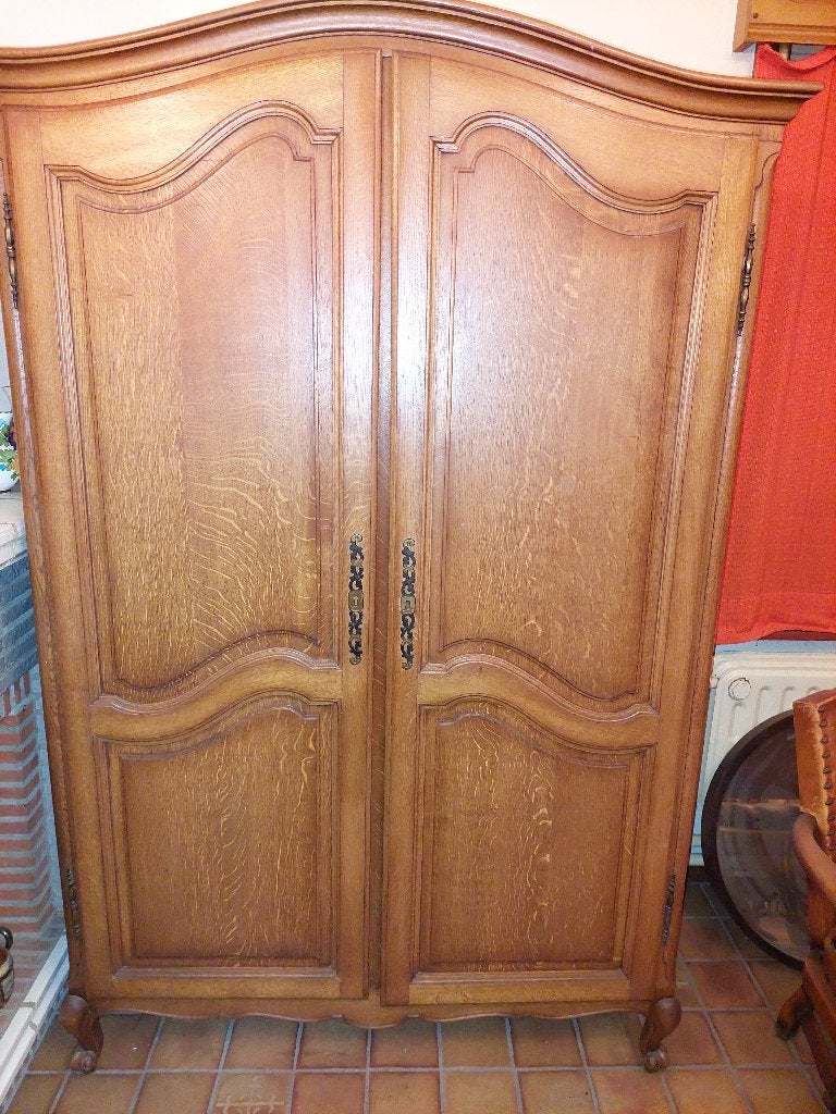 kast voor  inkomhal, Ophalen, Eikenhout