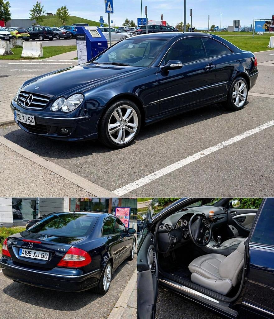 Mercedes CLK 220 CDI ZELDZAME STAAT 83000KM GARANTIE 12 MAAN, Auto's, Mercedes-Benz, Automaat, Blauw, Particulier, Automatische klimaatregeling