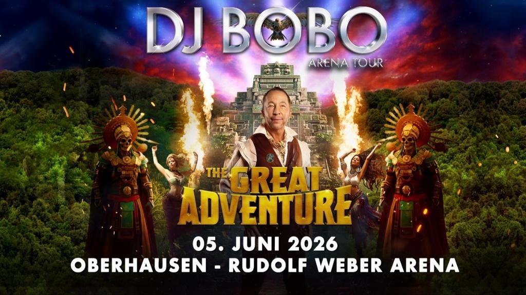 2 TICKETS DJ BOBO INNER CIRKEL BLOK 1 5 JUNI 2026 OBERHAUSEN, Tickets en Kaartjes, Concerten | Dance, Twee personen, Juni