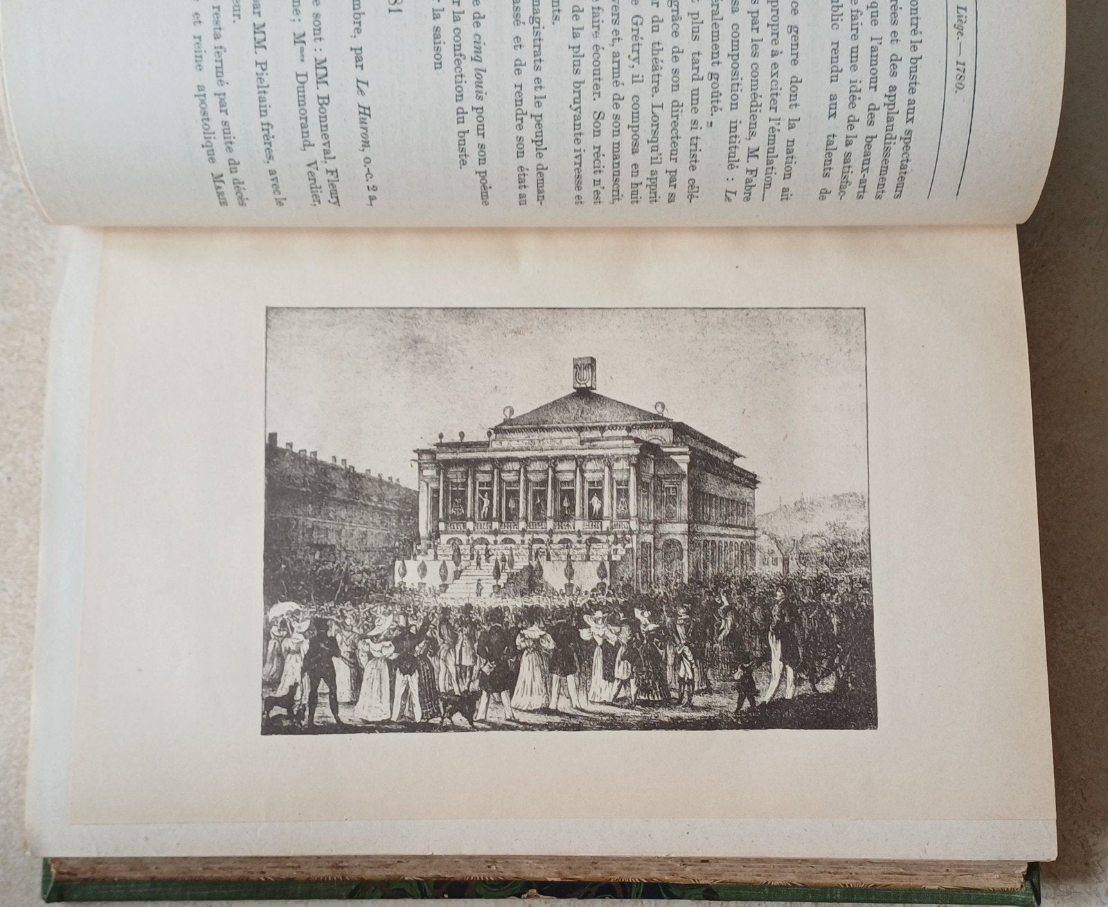 Histoire du théatre de Liège 1887, Enlèvement ou Envoi