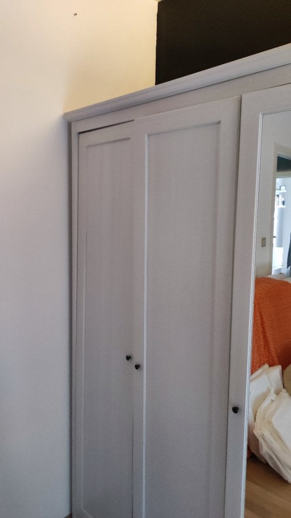Kleerkast, Huis en Inrichting, Kasten | Kleerkasten, Ophalen, Gebruikt, 100 tot 150 cm, Landelijk