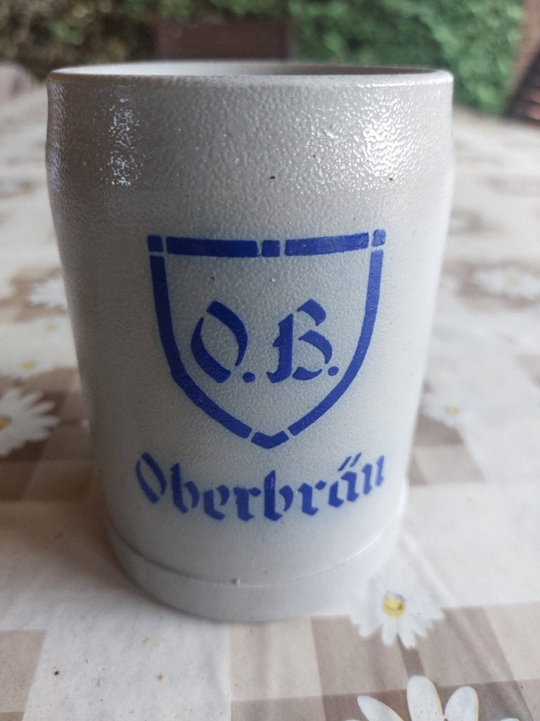 Bierpot Oberbräu, Ophalen of Verzenden, Gebruikt, Pul(len), Overige merken