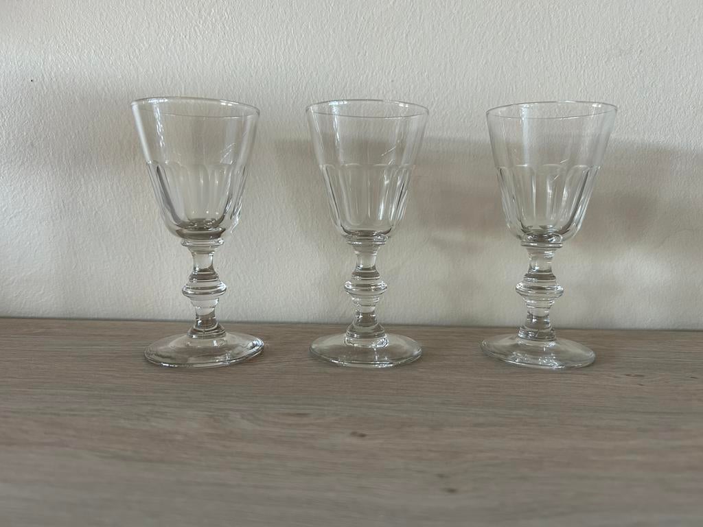 3 antieke glazen, Antiek en Kunst, Ophalen