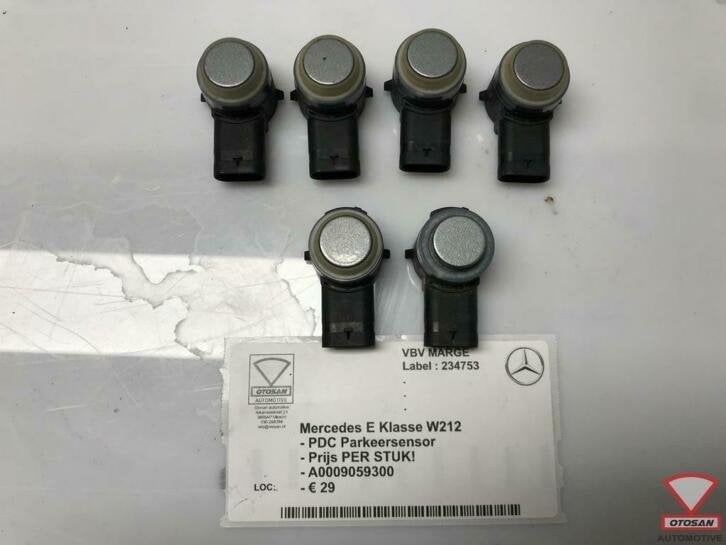 mercedes e klasse w212 pdc parkeersensor a0009059300, Gebruikt, Mercedes-Benz AG, Mercedes-Benz, Mercedesstrasse 120
70372  Stuttgart, DE