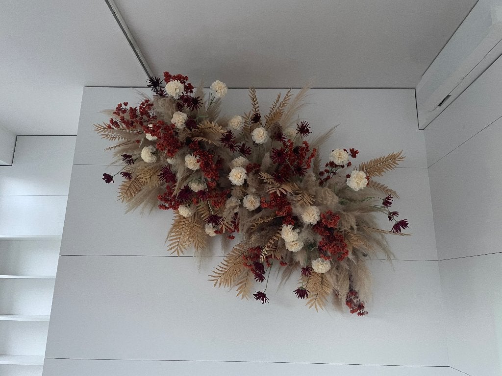 Decoratie kunstbloemen, Ophalen, Binnen, Zo goed als nieuw, Handgemaakt