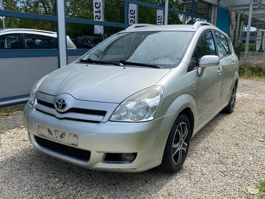 7 zitplaatsen automaat benzine met keuring en garantie, Auto's, Toyota, 75 kW, Zwart, 4 cilinders, 7 zetels