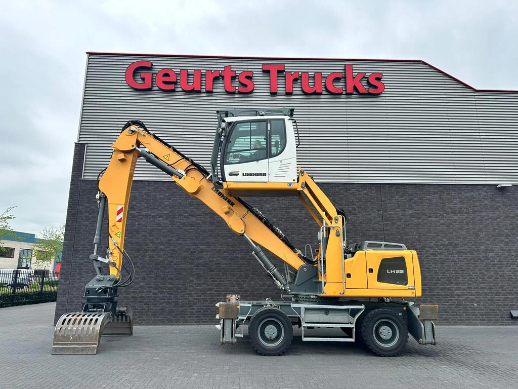 Liebherr LH 22 + SORTEERGRIJPER BJR 2025 (bj 2017), Zakelijke goederen, Kraan