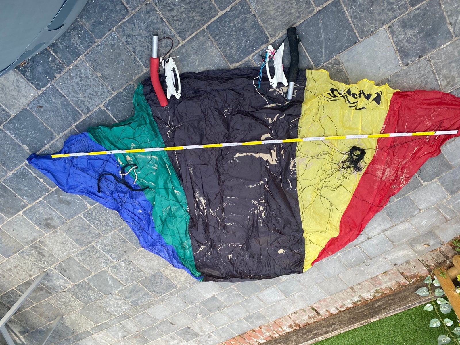 Stokloze kite ( vlieger), Verzenden, Gebruikt, Vierlijns, Vlieger