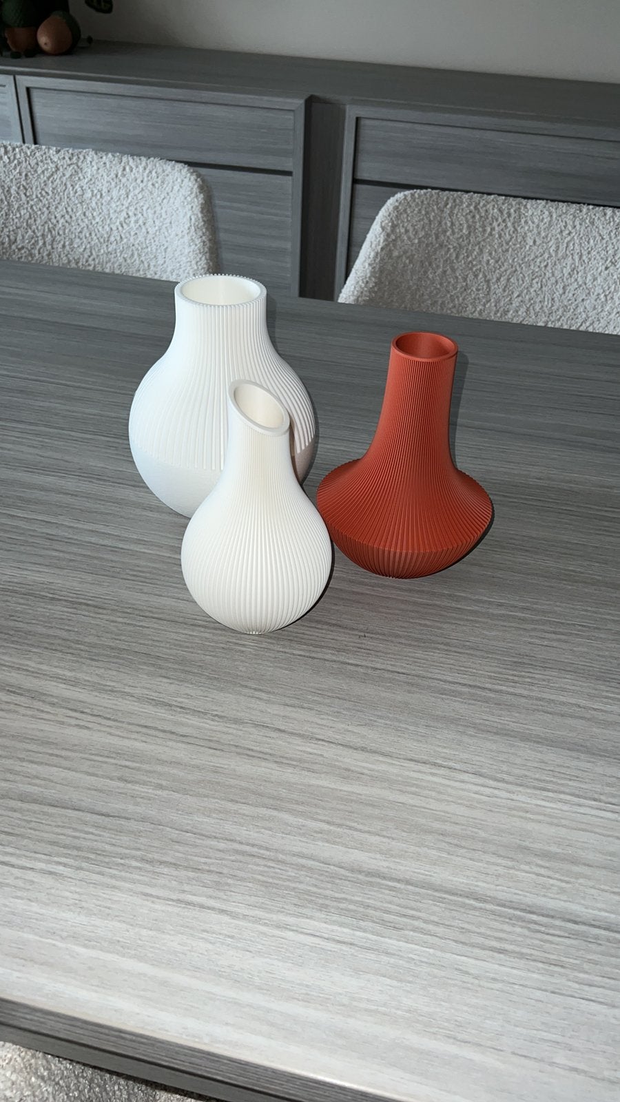 Vazen 3D print, Huis en Inrichting, Woonaccessoires | Vazen, Ophalen of Verzenden, Nieuw, Overige kleuren, Overige materialen
